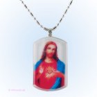 Glasanhänger Herz Jesu 