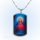 Glasanhänger Herz Jesu 