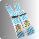 Hosenträger Bayerischer Löwe Raute weiß-blau