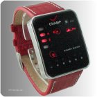 Binary Watch Summer-Time red