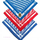 Trachtenhalstuch - Schnupftuch Bayerische Rauten