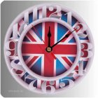 Wanduhr Union Jack