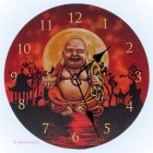 Wanduhr Chinesischer Buddha