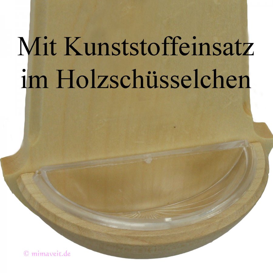 Weihwasserkessel aus Ahorn Jedes Tierlein hat sein Essen - mimaveit