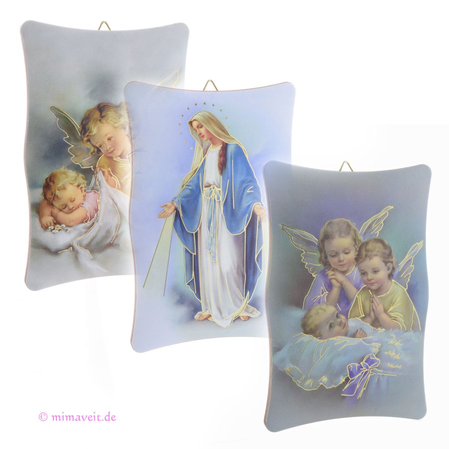 Bild mit Schutzengel und Kind, Maria Empfängnis