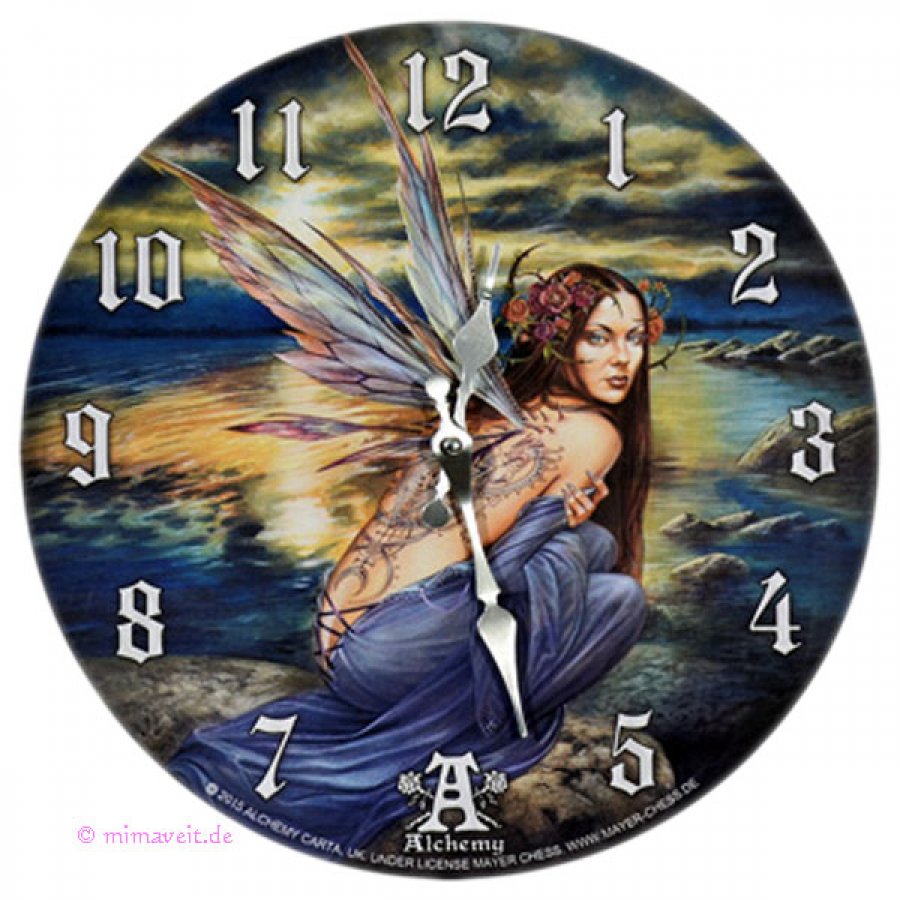 Wanduhr Uhr Sylundine Elfe Fee