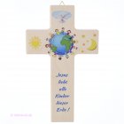 Kreuz für Kinder Jesus liebt alle Kinder der Erde