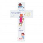 Kreuz aus Holz für Kinder Gemeinsam sind wir stark